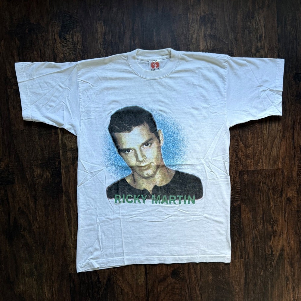Vintage Ricky Martin Shake Your Bon Bon Tour 2000 Concert T Shirt Medium
